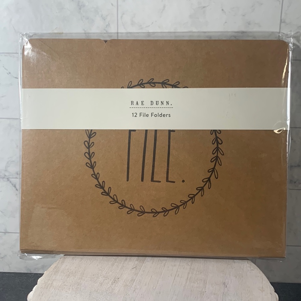 - Rae Dunn file organizer sealed new design